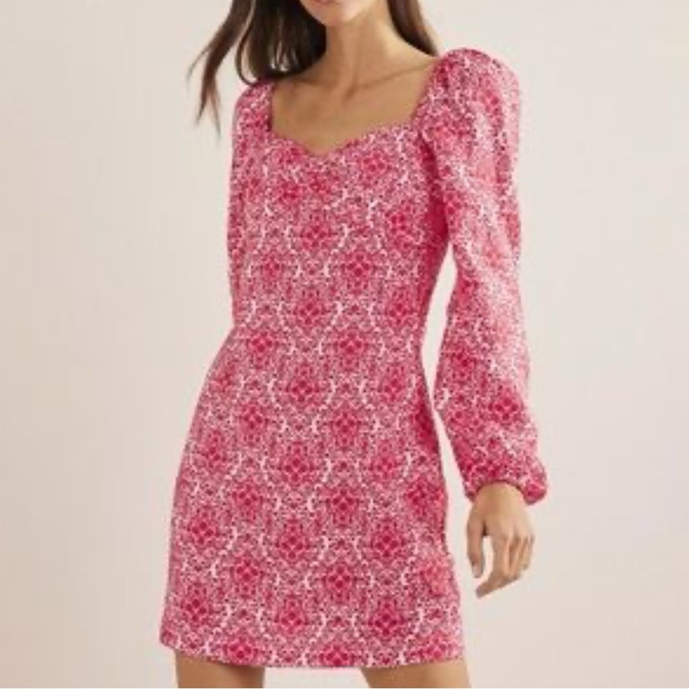 New Boden multi linen shift dress. Size US 10L